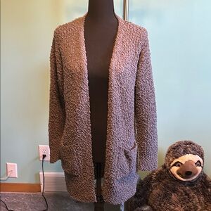 Maurices Textured Gray Cardigan
